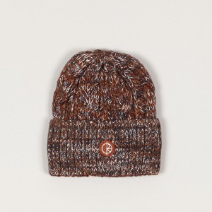 Polar Braid Beanie Rust